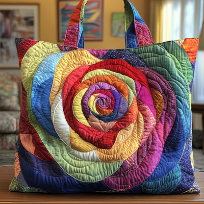 Blooming Rose Quilted Tote Bag GFTOTP8953