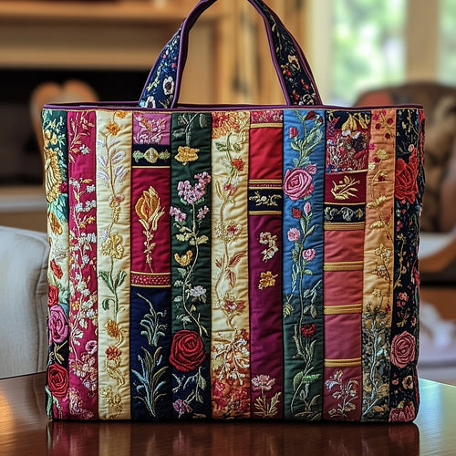 Bookish Quilted Tote Bag GFTOTP8992