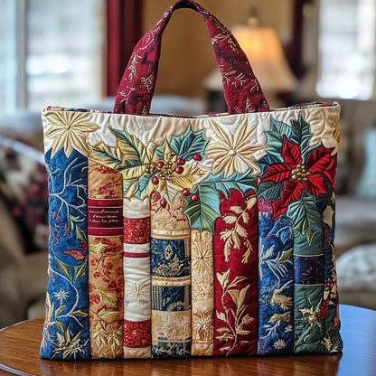 Bookish Quilted Tote Bag GFTOTP8996