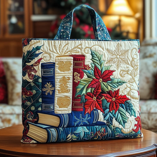 Bookish Quilted Tote Bag GFTOTP9001