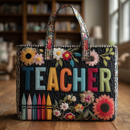 Teacher Quilted Tote Bag GFTOTP9075