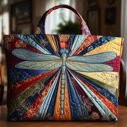 Enchanted Dragonfly Quilted Tote Bag GFTOTP9105