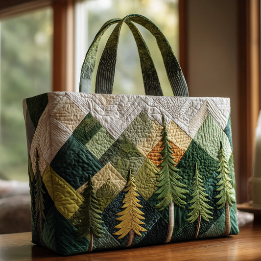 Whispering Pines Quilted Tote Bag GFTOTP9262