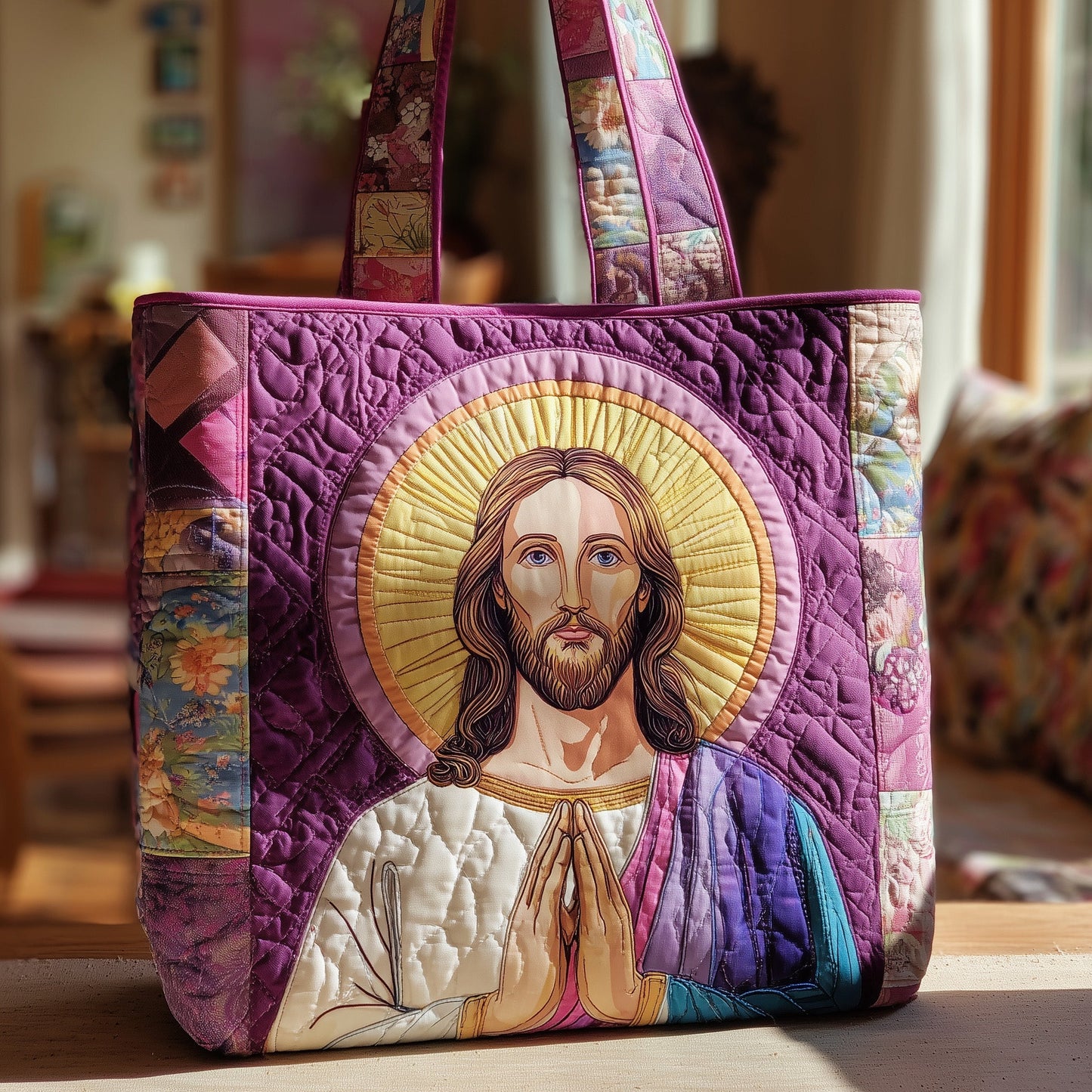 Jesus Quilted Tote Bag GFTOTP9363