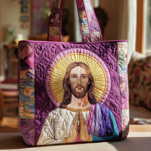 Jesus Quilted Tote Bag GFTOTP9363