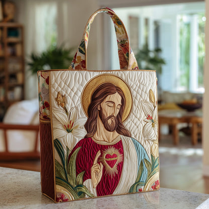 Jesus Quilted Tote Bag GFTOTP9368