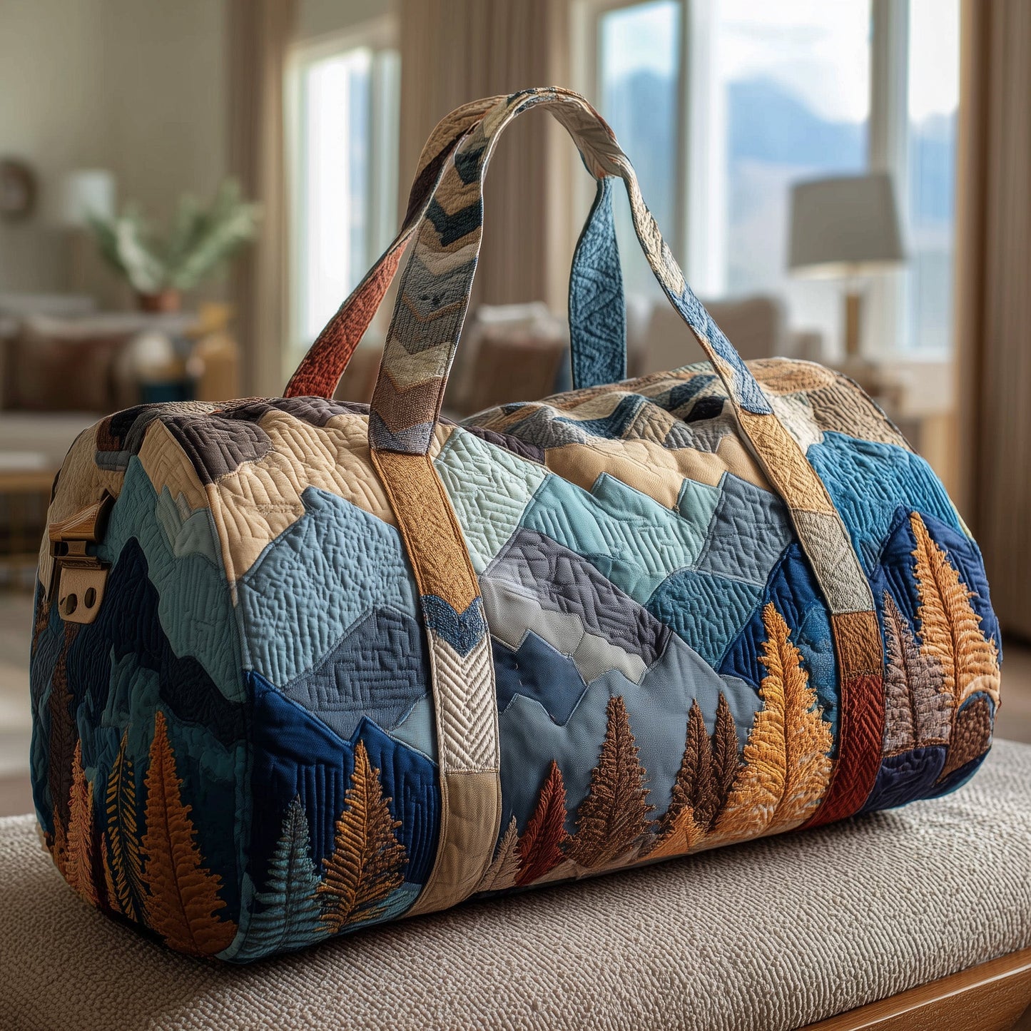 Woodland Wanderer Quilted Duffle Bag GFTOTP9610