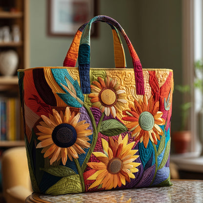 Sunflower Quilted Tote Bag GFTOTP9705