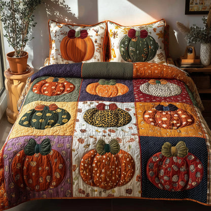 Autumn Charm 3-Piece Quilted Bedding Set GFTOTP9788