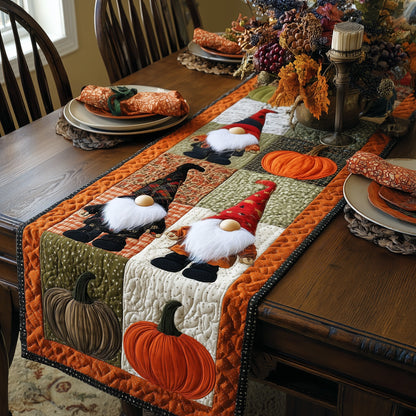 Autumn Gnome Quilted Table Runner GFTOTP9841