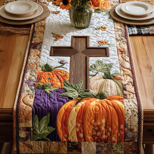 Fall For Jesus Quilted Table Runner GFTOTP9842