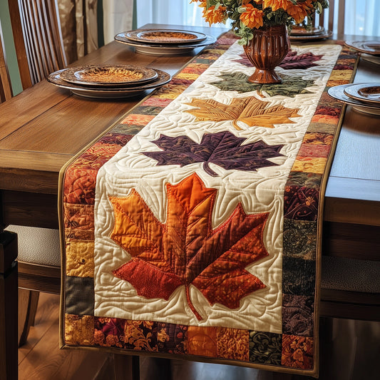 Maple Leaf Quilted Table Runner GFTOTP9845