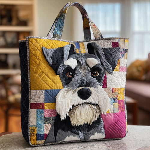 Schnauzer Quilted Tote Bag GFTOTP9872