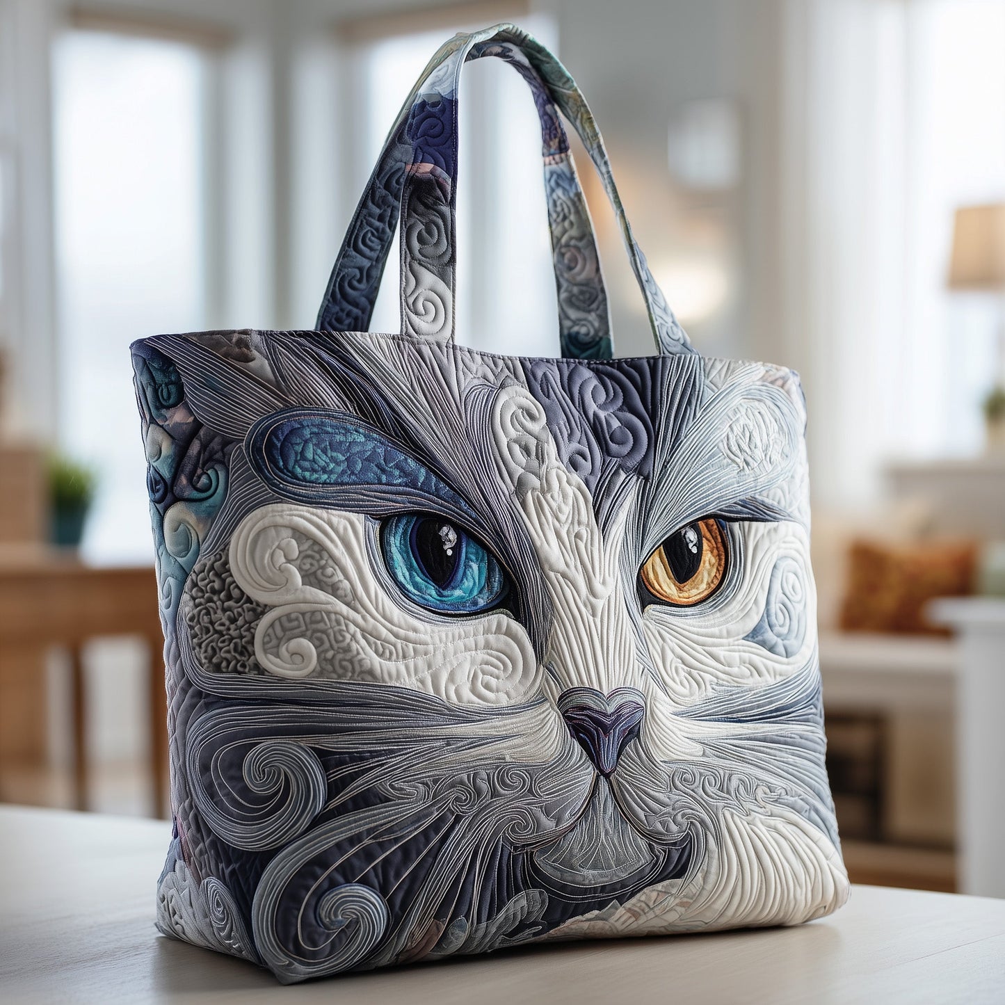 Catitude Quilted Tote Bag GFTOTP9912
