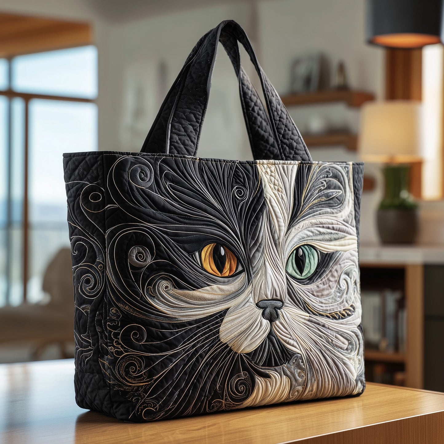 Catitude Quilted Tote Bag GFTOTP9917
