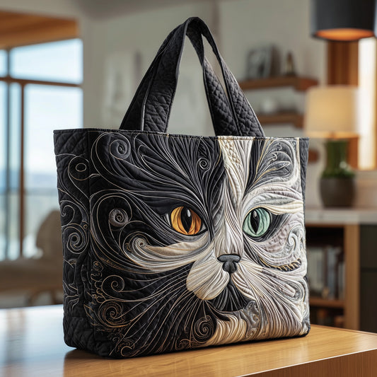 Catitude Quilted Tote Bag GFTOTP9917