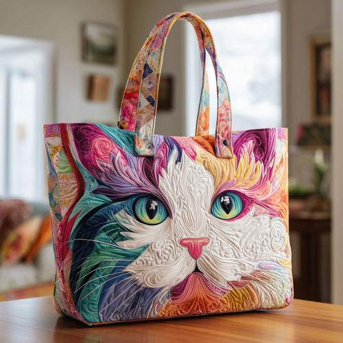 Catitude Quilted Tote Bag GFTOTP9923