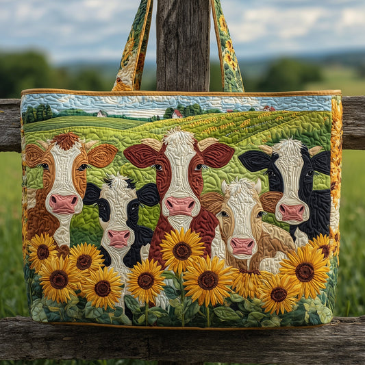 Farmhouse Serenity Quilted Tote Bag GFTOTP9976
