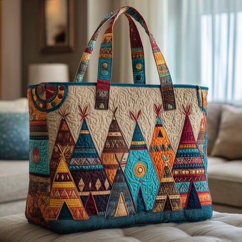 Tribal Echo Quilted Tote Bag GFTOTP9995
