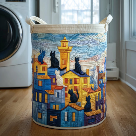 Roof Band Quilted Laundry Basket GFTOXM168