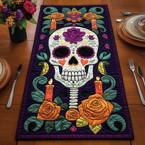 D������������������������������������������������������a De Muertos Quilted Table Runner GFTOXM173