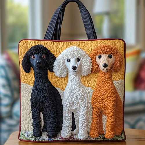 Poodle Quilted Tote Bag GFTOXM213