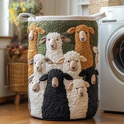 Sheep Quilted Laundry Basket GFTOXM239
