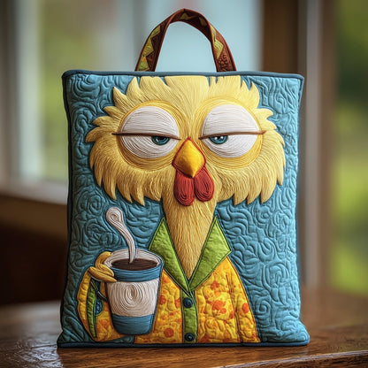 Annoyed Chicken Quilted Tote Bag GFTOXM40