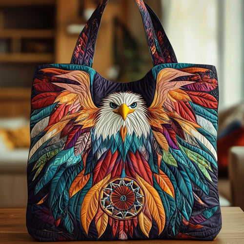 Eagle Catches Dream Quilted Tote Bag GFTOXM471