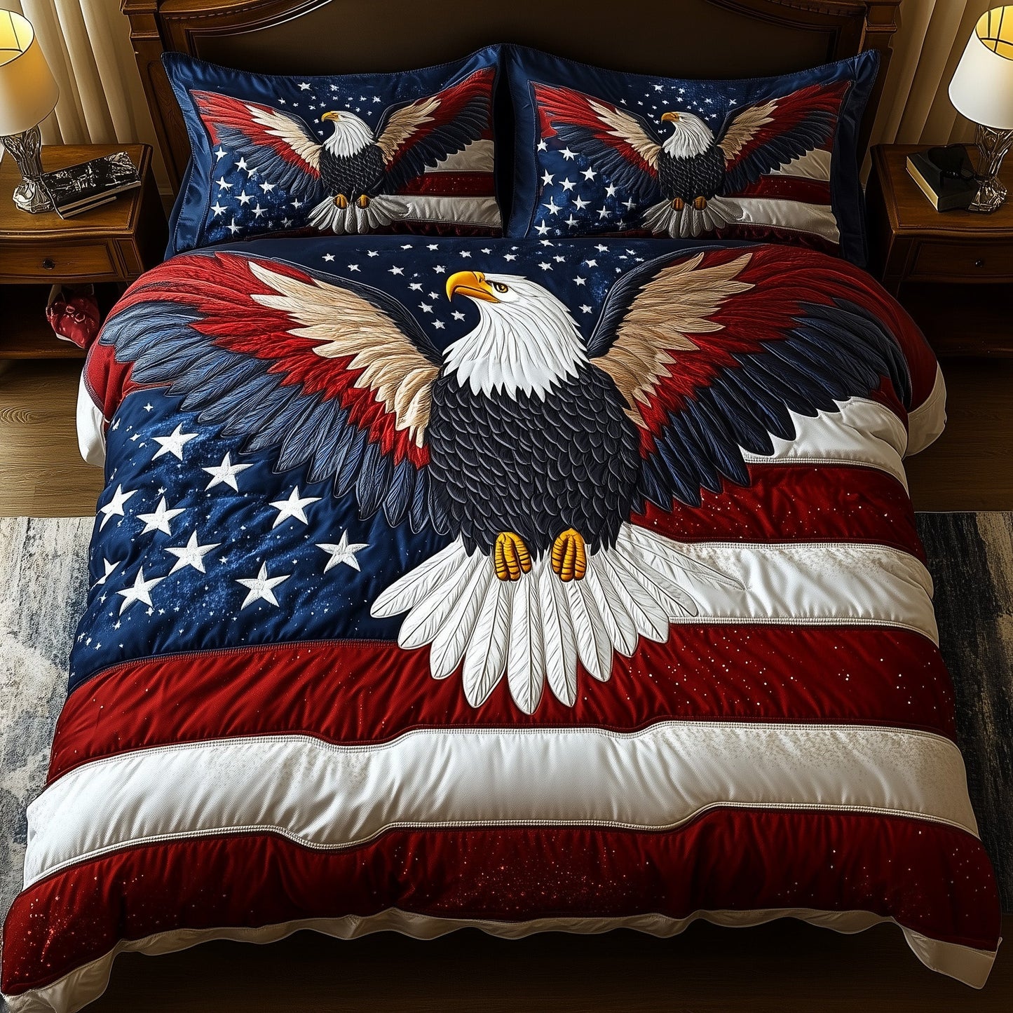 America Eagle Duvet Cover Set GFTOYC1042