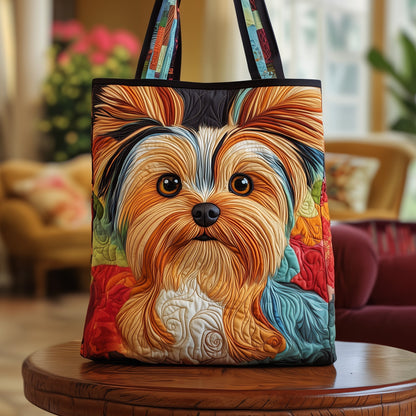 Yorkshire Terrier Quilted Tote Bag GFTOYC161