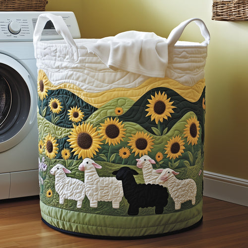 Adorable Sheep Quilted Laundry Basket GFTOYC177