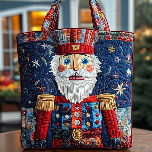 Christmas Nutcracker Quilted Tote Bag GFTOYC185