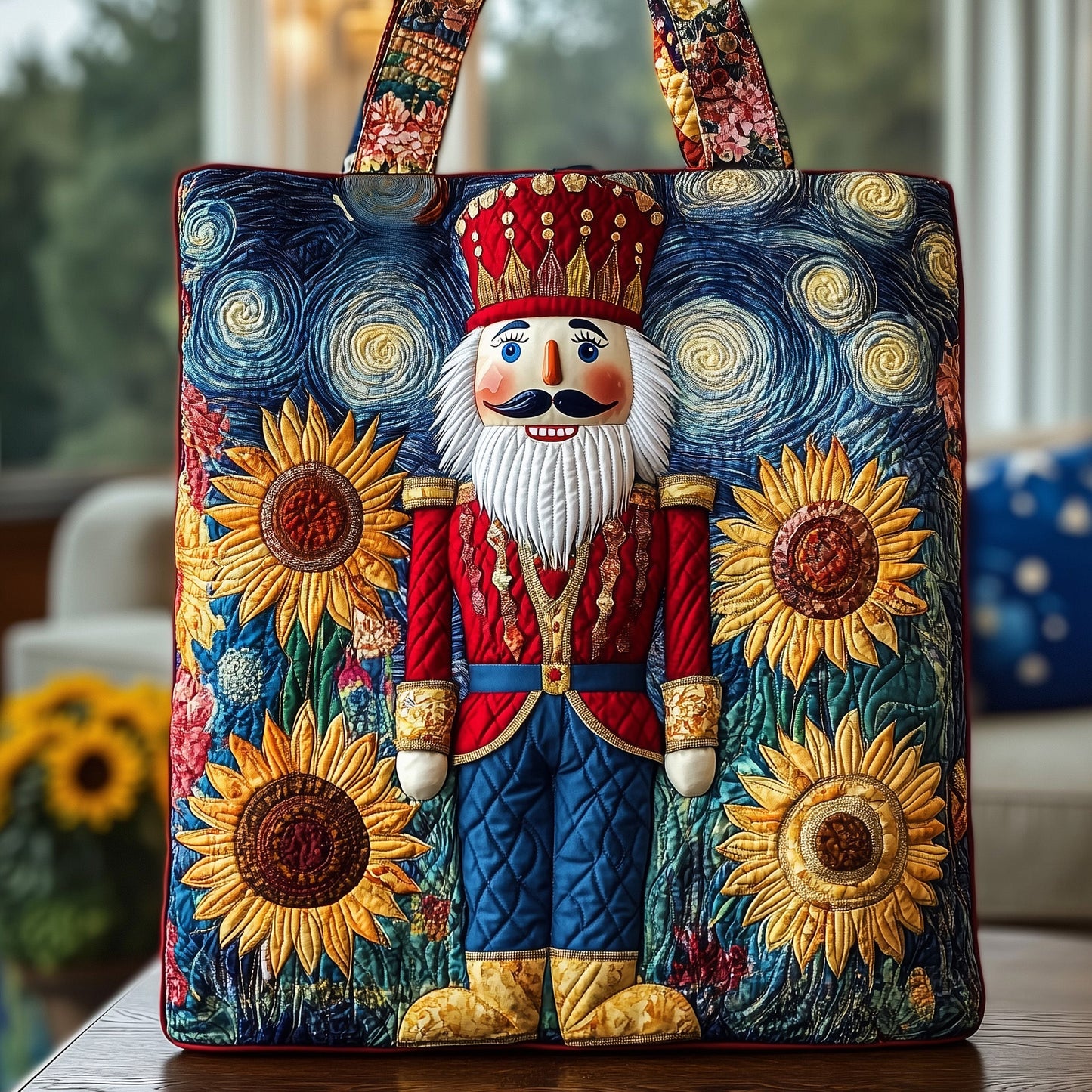 Christmas Nutcracker Quilted Tote Bag GFTOYC186