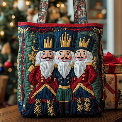 Christmas Nutcracker Quilted Tote Bag GFTOYC187