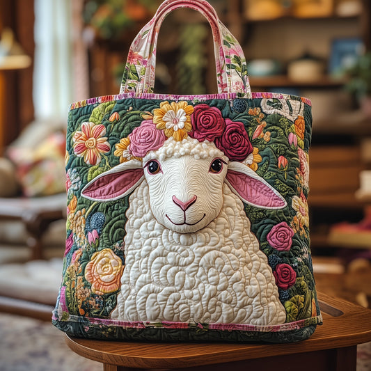 Adorable Sheep Quilted Tote Bag GFTOYC227