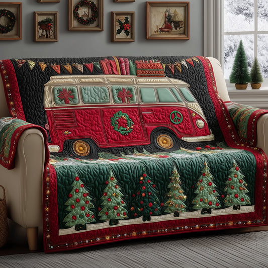 Holiday Van Quilted Sofa Cover GFTOYC2400