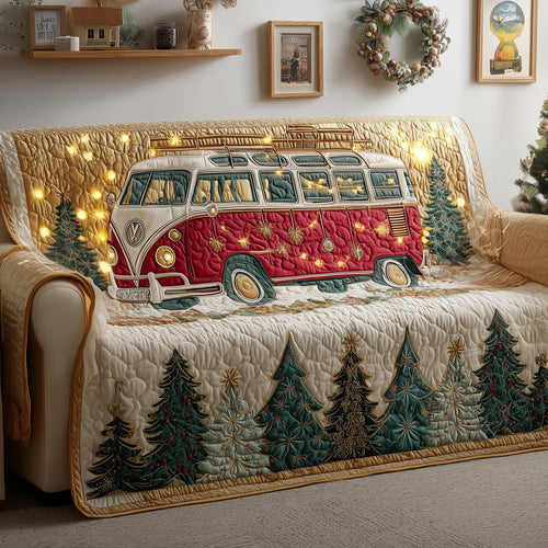 Holiday Van Quilted Sofa Cover GFTOYC2402