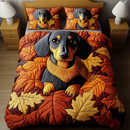 Merry Dachshund Duvet Cover Set GFTOYC2414