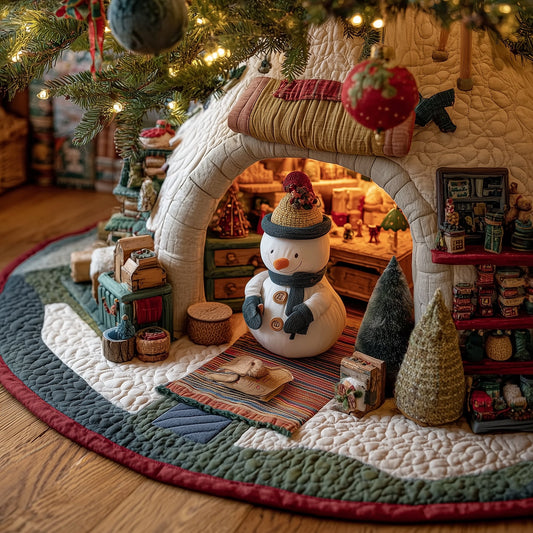 Frost Friend Quilted Tree Skirt GFTOYC2417