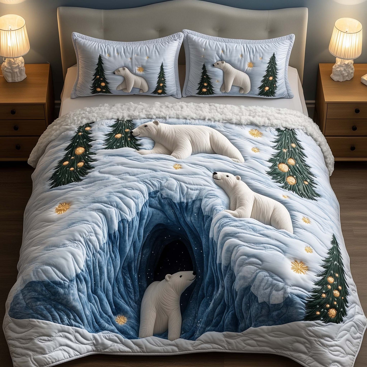 Snow Bear Duvet Cover Set GFTOYC2443