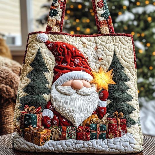 Christmas Gnome Quilted Tote Bag GFTOYC247