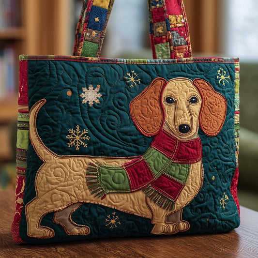 Long Pup Quilted Tote Bag GFTOYC2470