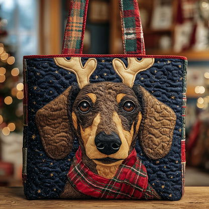 Long Pup Quilted Tote Bag GFTOYC2472