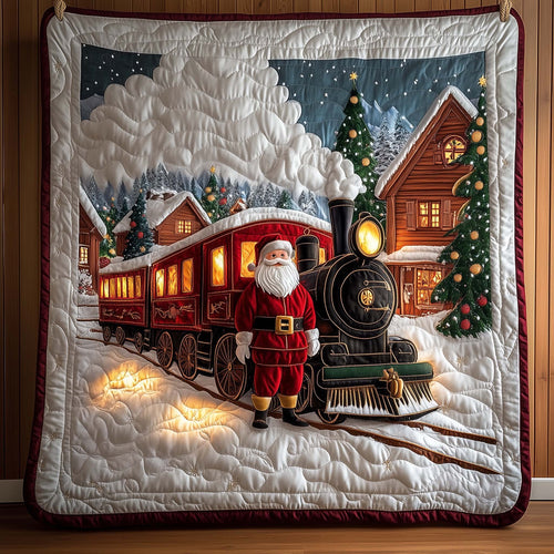 Yuletide Railway Quilted Blanket GFTOYC2555