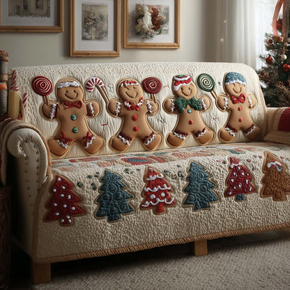 Festive Bake Quilted Sofa Cover GFTOYC2579