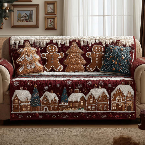 Festive Bake Quilted Sofa Cover GFTOYC2580