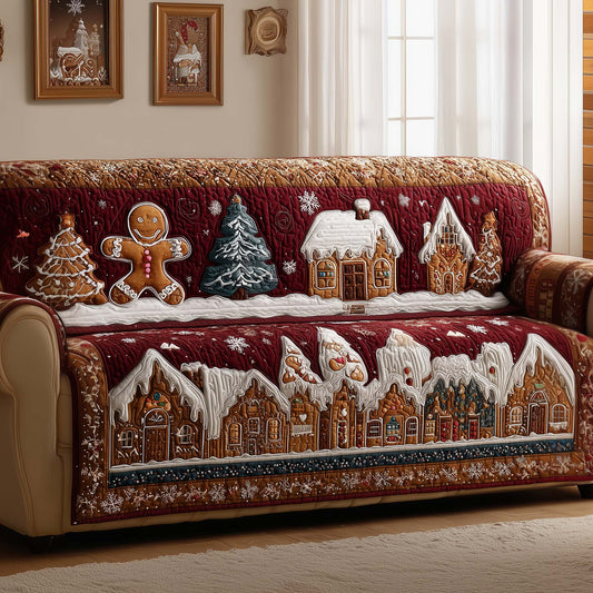 Festive Bake Quilted Sofa Cover GFTOYC2581