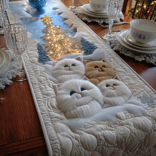 Feline Grace Quilted Table Runner GFTOYC2632