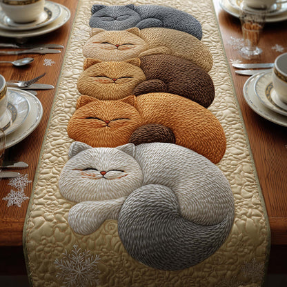Feline Grace Quilted Table Runner GFTOYC2633
